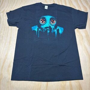 Vtg Nerd Block Purge Gas Mask Horror Movie Graphic T-Shirt Mens Size Large‎